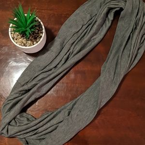Heathered Gray WIDE INFINITY Scarf